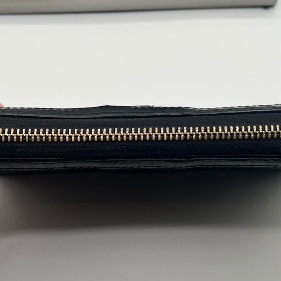 Coach Black and Gold Signature C Wallet with Leather Accent - Picture 6 of 8
